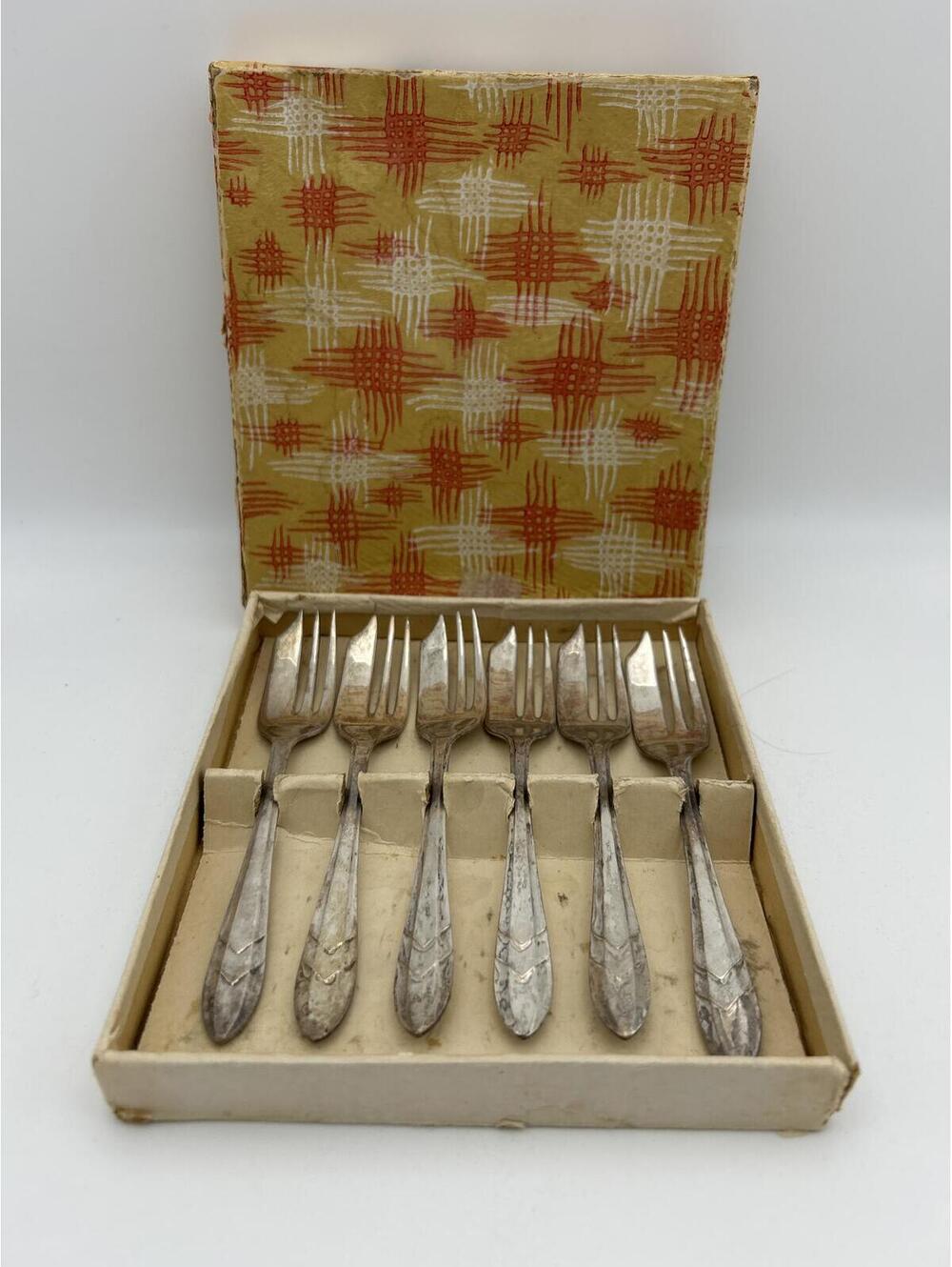 Set of 6 Vintage EPNS Forks Sheffield England